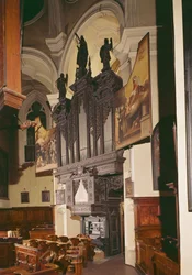 Ansicht der Orgel in der Franziskanerkirche, Wien, 1643